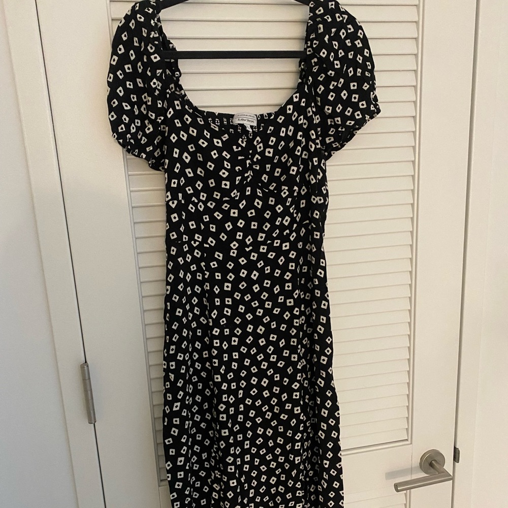 & Other Stories Sweetheart Printed Dress 10